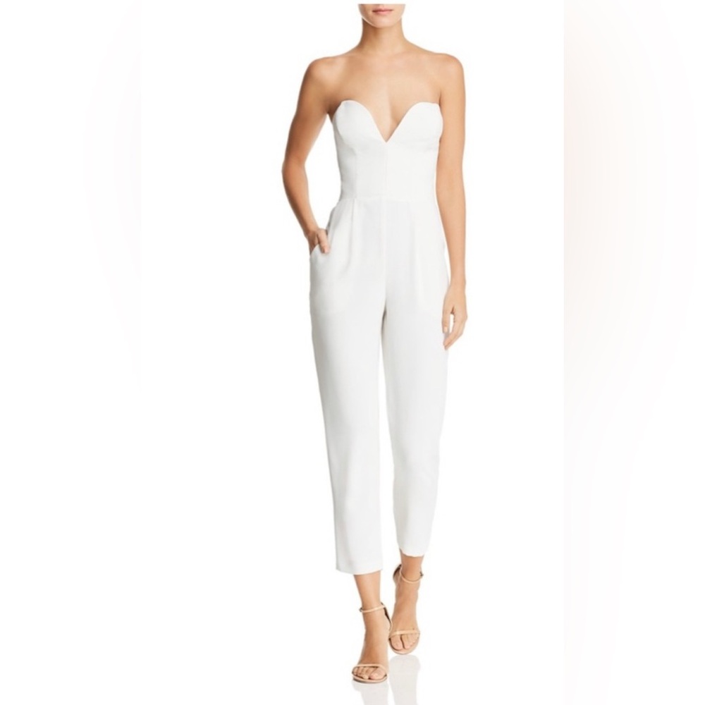 Amanda Uprichards  sweetheart neck jumpsuit XS